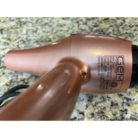 GEM Force Intense Ionic Ceramic Science Hair Dryer, PINK - Picture 4 of 12